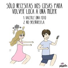 a man and woman running together with the caption that reads, solo neceitas dos