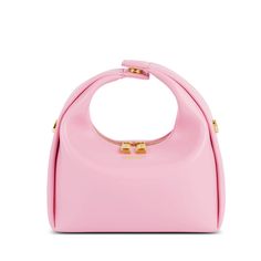 Fashion Keywords, Pink Bags, Hand Bags For Women, Chic Crossbody Bag, Pockets Fashion, Vegan Handbags, Golden Chain, Fancy Bags, Top Handle Handbags