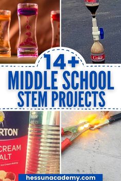 If you have middle school aged students, these STEM projects for middle school will be great additions to your collection of STEAM activities for kids. Fun STEM Projects for Middle Schoolers! Are you looking for a way to keep your middle schooler entertained and engaged? Check out these fun STEM projects that will teach them about science, technology, engineering, and math. From aquaponics to bridge building, there's something here for everyone. So get ready to have some fun while learning! Fun Projects For Middle Schoolers, Science For School Age, Steam For Middle Schoolers, Junior High Stem Activities, Science Experiments Middle School Fun, Hands On Activities For Middle Schoolers, Steam For Middle School, Stem Day At School, Middle School Experiments