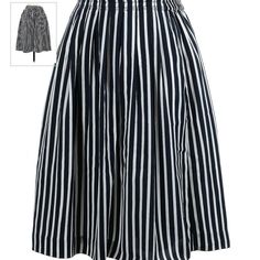 Brand New J. Crew Mercantile Vertical Striped Navy Blue & White Lined Skirt With Pockets. Never Worn Excellent Condition, No Flaws Navy Cotton Summer Skirt, Navy Pleated Summer Bottoms, Navy Pleated Bottoms For Summer, Navy Cotton Lined Skirt, Summer Striped Pleated Skirt, Spring Navy Pleated Skirt, Navy Pleated Skirt Bottoms For Spring, Spring Pleated Navy Skirt, Navy Pleated Skirt For Spring