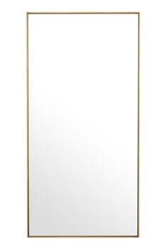 Brass Rectangular Wall Mirror | Eichholtz Redondo | OROA Gold Rectangular Mirror, Spa Hallway, Brass Framed Mirror, Plywood Finish, Mirror Texture, Luxury Closets, Closets Design, Rectangular Wall Mirror, Gold Framed Mirror