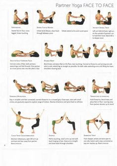 a poster showing how to do yoga for beginners