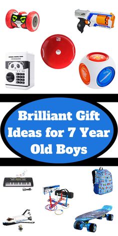 To find the best toys or gifts for little boys, check out our list of highly rated toys and gifts a 7 year old boy will love. These learning and developmental toys will also keep him entertained. Gift for Kids| 7 Year Old Gifts| Toys for 7 Year Old Boys| Toy Ideas| Toys for Boys| Toys for Kids| Gifts for Little Boys | Gifts for Kids who have everything| Gifts for students from teachers| Gift Ideas| Best Gift Ever|