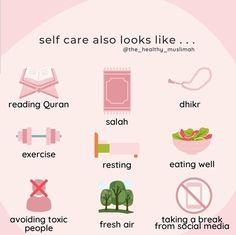 a pink poster with different types of things to see in the text, including books and other