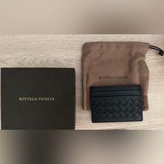 Never Used Black Bottega Veneta Mens Card Case. In Perfect Condition, Includes Pouch & Box. Link Below To Item. Https://Www.Bottegaveneta.Com/En-Us/Intrecciato-Credit-Card-Case-Black-743209vcpq38803.Html Bottega Card Holder, Bottega Veneta Card Holder, Black Rectangular Card Holder For Formal Occasions, Elegant Black Card Holder As Gift, Designer Black Card Holder With Rfid Blocking, Classic Card Holder With Original Box As Gift, Designer Business Card Holder Rectangular, Designer Black Bifold Card Holder, Designer Bifold Card Holder For Business