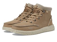 Hey Dudes, Boots Mens, Mens Leather Boots, Hey Dude, Leather Boot, Look Casual, Leather Fashion, Wheat, Leather Boots