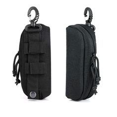 PRICES MAY VARY. Easy tied to the belt: Handy way to keep glasses secure in every situation Molle System: MOLLE style attachment straps gives a lot of variety to clip on belt, pack straps, vests, or any molle modular bags Dimensions: 6.5" *3" *2.6" (17 *7 *6cm), great for Eyeglasses Sunglasses Reading Glasses. Plastic Snap Hook: Can hook up onto D-rings, easy for carry Semi-rigid construction with zipper closure.Soft scratch-proof elastic sponge interior lining Features:
 Easy tied to the belt: Durable Rectangular Outdoor Cases, Portable Black Cases For Outdoor, Portable Black Outdoor Cases, Black Rectangular Case For Outdoor Use, Black Rectangular Cases For Outdoor, Rectangular Black Case For Outdoor Use, Rectangular Protective Outdoor Cases, Rectangular Protective Outdoor Case, Functional Portable Cases For Outdoor