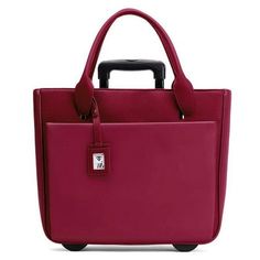 Women In Business Florence - rolling case Color: Red. Rolling Briefcase Women, Rolling Laptop Bag, Rolling Briefcase, Rolling Tote, Laptop Tote Bag, Laptop Bag For Women, Laptop Tote, Computer Bag, Computer Bags