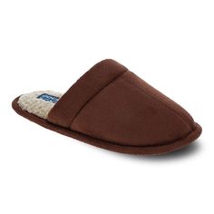 Step into a stylish yet cozy design with these Dockers little kid boys' scuff slippers. Step into a stylish yet cozy design with these Dockers little kid boys' scuff slippers. SHOE FEATURES Soft sherpa-lining Comfortable memory foam footbedSHOE CONSTRUCTION Polyester microsuede upper Polyester sherpa lining Polyurethane midsole TPR outsoleSHOE DETAILS Round toe Slip-on Foam footbed Size: 11-12. Color: Brown. Gender: male. Age Group: kids. Cozy Design, Slide Slipper, Kids Boys, Size 13, Memory Foam, Age Group, Size 2, Slippers