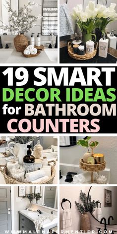 the top ten smart decor ideas for bathroom counters