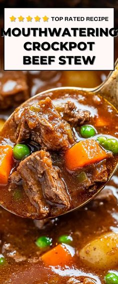 Image for Crockpot Beef Stew Beef Stew Crock Pot Recipes Easy Fast, Best Crock Pot Beef Stew, Simple Beef Stew Crock Pot Recipes, Hearty Beef Stew Crockpot, Hearty Stews Slow Cooker, Best Beef Stew Crock Pot Recipes, Best Beef Stew Recipe Slow Cooker, Stewing Beef Recipes Slow Cooker, The Best Beef Stew Ever