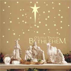 O Little Town Of Bethlehem Bethlehem Scene, Scene Banner, O Little Town Of Bethlehem, Little Town Of Bethlehem, Creative Backdrops, Christmas Nativity Scene, Lucky Day, Christmas Nativity, Bethlehem