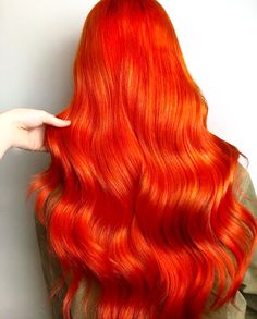 Long Mermaid Hair, Hair Color Red Ombre, Hair Color Underneath, Red Hair Inspo, Hair Color Crazy, Bright Copper