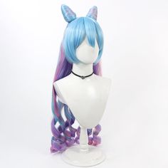 Includin Wig 
 Color: Blue Pink Purple 
 Length: 80cm 
 Material: Heat Resistant Fiber 
 Gender: Gender-bending available 
 
 If you cannot find and like to buy the costume, wig, shoes, weapon or other accessories of this character, pls not hesitate to contact us 
 Please note that due to different screen resolution, products you receive may have a bit different as the one we show here. Fe Engage, Fire Emblem Engage, Gender Bending, Hair Halloween, Wig Color, Blue Pink Purple, Cosplay Wig, Wig Cap, Cosplay Wigs