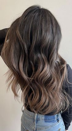 Beige Brown Balayage, Dark Balayage, Hair Colour Ideas, Balayage Ideas, Ash Beige, Highlights Balayage