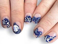 Navy Nails, Halloween Fest, Nail Time, High Maintenance, Gradient Nails, Nail Polish Designs