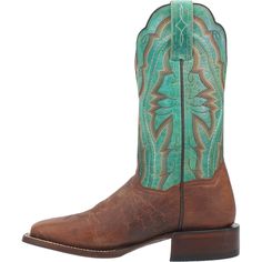 For a boot that provides peak function in and out of the arena, look no further than the Babs boot from Dan Post in brown and green. The classic, 11-inch Babs features a broad square toe, stockman heel, Soft Strike Removable Orthotic and leather outsole. Green Snip Toe Ranch Boots, Green Western Boots For Rodeo, Western Green Snip Toe Boots, Green Square Toe Boots For Fall, Fitted Green Snip Toe Boots, Green Leather Western Boots, Square Toe Cowboy Boots, Dan Post Boots, Leather Cowgirl Boots