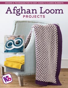 the afghan loom projects book is shown