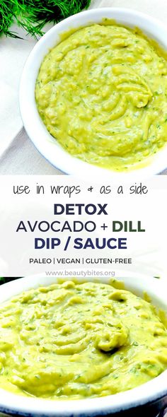 Awesome Avocado Dill Dip Recipe for Beautiful Skin - Beauty Bites Vegan Wrap Recipes, Cortisol Balance, Avacado Dip, Dill Dip Recipe, Dill Dip Recipes, Vegan Wrap, Healthy Dip, Beauty Bites, Dill Recipes