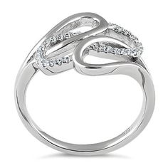 Top of ring height: 14.5mm

Top of ring width: 16mm

Band width: 3mm

Shank width: 1.9mm



Stone material: clear cubic zirconia

Stone shape: round cut

Total number of CZ stones: 30

Stone setting: prong setting



Metal: 925 sterling silver

Plating: rhodium plated

Finish: high polish Round Cubic Zirconia Ring With Pave Setting, Modern Cubic Zirconia Diamond Ring With Pave Setting, Sparkling Stones Round Promise Ring, Fine Jewelry Cubic Zirconia Sparkling Rings, Sparkling Stones Promise Ring With Round Cut, Formal Diamond Ring With Sparkling Stones, Promise Ring With Sparkling Stones, Formal Open Diamond Ring With Sparkling Stones, Formal Open Ring With Sparkling Diamonds