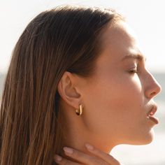 The most perfect pair of oval hoops you'll ever own. We mean it when we say, these earrings are made for everyday wear. Shower, exercise and wear to bed while looking stylish. - 14k gold-filled, made in the US- Inner diameter: - Height: 16mm, Width: 13.5mm- Waterproof, tarnish resistant & hypoallergenic Gold Oblong Hoop Earrings For Everyday, Gold Oblong Huggie Earrings For Everyday, Minimalist Oval Hoop Earrings Tarnish Resistant, Oval 14k Gold Hypoallergenic Hoop Earrings, Yellow Gold Oblong Hoop Earrings For Everyday, Dainty Oval Earrings For Everyday, Everyday 14k Gold Filled Huggie Earrings, Minimalist Oval Tarnish Resistant Hoop Earrings, Hypoallergenic Oval Hoop Earrings As Gift