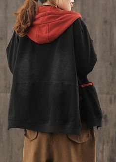 Italian hooded zippered Fashion trench coat red tunic jackets

 Materials used: cotton blended

Measurement:One size fits all for this item. Please make sure your size doesn't exceed this size: XXL/BUST-112cm   
   
length 63cm / 24.57"
bust 112cm / 43.68"
Waist 124cm / 48.36"
hem 136cm / 53.04"
Sleeve length 55cm / 21.45"
Cuff 18cm / 7.02"
Armhole 44cm / 17.16"
Shoulder 44cm / 17.16"



We ship worldwide.

Tracking numbers provided for all orders. Solid Color Cotton Hooded Jacket With Pockets, Oversized Cotton Parka For Fall, Hooded Cotton Fall Outerwear, Hooded Cotton Outerwear For Fall, Red Cotton Hoodie For Fall, Red Hooded Hoodie For Fall, Red Parka With Pockets For Fall, Red Hoodie With Drawstring, Fall Cotton Parka With Hoodie