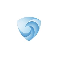 the logo for an appliance that is designed to look like a blue wave