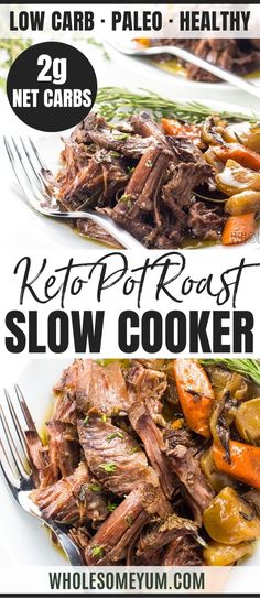 Keto Low Carb Pot Roast Slow Cooker Recipe Keto Pot Roast Oven, Keto Pot Roast Recipes, Low Calorie Pot Roast Slow Cooker, Pot Roast Crock Pot Recipes Low Carb, Low Calorie Beef Roast Recipes, Keto Crockpot Recipes Low Carb Crock Pot, Roast Keto Crockpot, Gluten Free Crock Pot Roast, Keto Pot Roast With Gravy