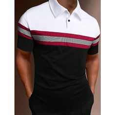 Season:Summer; Fabric:Polyester; Sleeve Length:Short Sleeve; Look After Me:Wet and Dry Cleaning,Washable; Gender:Men's; Style:Comfortable,Fashion,Basic; Elasticity:Micro-elastic; Tops Type:Golf Shirt,Polo Shirt; Occasion:Street,Casual,Holiday; Fit Type:Regular Fit; Pattern:Color Block; Design:Button; Neckline:Classic; Listing Date:03/14/2023; Bust:; Length:; Shoulder Width: Polo Mens Fashion, Orange Polo Shirt, Polo Orange, Block Button, Navy Polo Shirt, Golf Attire, Polo Classic, Striped Long Sleeve Shirt, Block Design