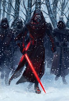 Knights of Ren by Lelia Star Wars Canvas Art, Star Wars Meme, Anakin Vader