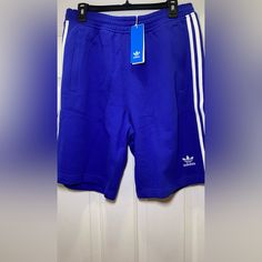 -Authentic Adidas Semi Lucid Blue 3-Stripe Shorts Men -Brand New With Tag -Sizes: L, Xl, -Perfect Holiday Or Birthday Gift Same Day Shipping Adidas Three Stripes Shorts For Streetwear, Adidas Three Stripes Streetwear Shorts, Adidas Athletic Shorts With Three Stripes For Streetwear, Adidas Cotton Shorts With Three Stripes Branding, Cotton Three Stripes Streetwear Shorts, Cotton Athleisure Shorts With Three Stripes Branding, Adidas Cotton Athletic Shorts With Three Stripes, Adidas Cotton Shorts With Three Stripes, Sportswear Bottoms With Three Stripes For Summer