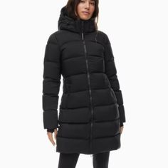 Aritzia Size Medium The Super Puff Supersnug Mid Puffer Jacket Black New $325 Aritzia Medium The Super Puff Supersnug Mid Puffer Jacket. Super Puff Mid, The Super Puff, Aritzia Jacket, Super Puff, Puff Jacket, Smart Storage, Ripstop Fabric, Black Puffer, Long Winter