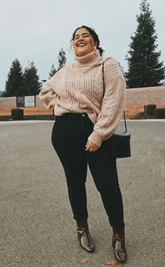 Plus Size Winter Outfits, Plus Size Fall Outfit, Plus Size Fall Fashion, Hipster Grunge, Look Plus Size, Plus Size Winter, Moda Plus, Plus Size Fashion For Women, Business Outfit