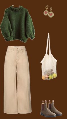 Outfit Inso, University Outfit, Fashion Layout, Fresh Outfits, Hipster Outfits, Pinterest Outfits, Cozy Outfit, Hippie Outfits