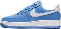 Light Blue Nike Air Force 1 Low-top For Sports, Sporty Blue Nike Air Force 1 For Light Sports, Blue Nike Air Force 1 Casual Sports Shoes, Casual Blue Nike Air Force 1, Nike Air Force 1 Blue For Sports, Nike Air Force 1 Blue Sports Shoes, Nike Air Force 1 07, Nike Air Force 1 Low, University Blue