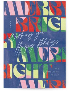 a book cover with colorful lettering on it and the title, among your happy night