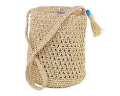 Myndos Raffia Small Shoulder Bag With Turquoise I Women's Raffia Shoulder Bag I Handmade Beach Bag I Eco-friendly Fashion I Small Size I Summer Essential I White Sand Color I Gifts for Her I Holiday & Birthday Gift I Sustainable Discover our exquisite raffia shoulder bag, handcrafted with precision and care by skilled artisans. Made from eco-friendly, sustainable raffia, this bag embodies the perfect blend of natural elegance and modern design. With a soft, white sand color, it's the ideal summe Eco-friendly Beige Crochet Bucket Bag, Beige Macrame Straw Bag For Travel, Natural Crochet Bag For Travel, Fair Trade Natural Crochet Bag For Travel, Beige Crochet Beach Bag, Fair Trade, Fair Trade Beige Crochet Bag For Beach, Beige Fair Trade Crochet Bag For Beach, Beige Fair Trade Crochet Beach Bag, Eco-friendly Cream Crochet Bucket Bag