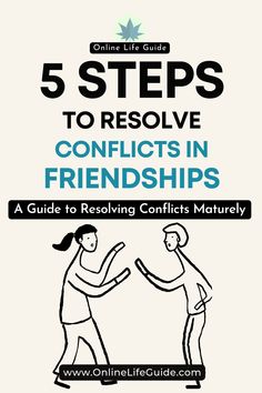 Learn how to resolve conflict in friendships with this comprehensive step-by-step guide. This article outlines practical steps to address disagreements, improve communication, and restore harmony with your friends. This guide provides actionable steps to handle conflicts effectively, ensuring stronger and more resilient friendships. Enhance your friendships by learning how to navigate conflicts constructively and maintain a supportive bond. How To Repair A Friendship, How To Resolve Conflict, Friendship Conflict Resolution, How To Handle Conflict Relationships, Dealing With Conflict Relationships, Maintaining Friendships, Resolving Conflict Relationships, College Friendship, Friendship Issues