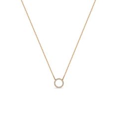 Circle Diamond Necklace, Diamond Circle Necklace, Jewelry Styles, Cable Chain Necklace, Everyday Luxury, Circle Diamond, Classic Jewelry, Everyday Luxuries, Circle Necklace