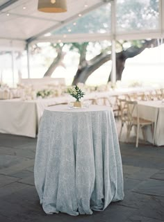 Table Setting, Wedding Inspiration, Tablescapes, Dining,  Event Rentals, Dinner Party, Wedding Ideas, Event Inspiration, Wedding Inspo Linens For Wedding Receptions, Patterned Linens Wedding, Stradley Davidson Linen, Blue Linens Wedding, Cocktail Hour Tables, Stradley Davidson, Cocktail Hour Decor, French Blue Wedding, Wedding Table Setup