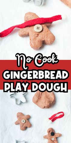 No Cook Gingerbread Play Dough is the perfect Christmas themed activity to do with kids. This homemade play dough smells absolutely amazing and is so fun to play with. Gingerbread Man Eyfs, Gingerbread Playdoh, Edible Play Dough Recipe, Gingerbread Play Dough, Gingerbread Man Unit, Cooked Playdough, Edible Playdough, Scented Play Dough, Play Dough Recipe