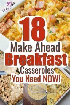 These make-ahead Christmas breakfast casseroles will make your Christmas morning a breeze. They're not only filling, but they are also easy to assemble, and the taste is simply amazing. Consider having multiple breakfast casseroles for a delightful Christmas brunch spread!