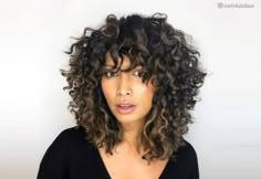 Curls Ideas, Curly Shag Haircut, Layered Curls, Hairstyles Videos