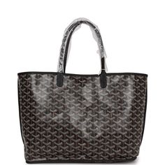 This Goyard Black Anjou PM Bag is in Goyardine Canvas with palladium hardware, tonal stitching, black Chevroches Calfskin lining, and a detachable black coin purse.This bag is reversible.Origin: FranceCondition: New and never wornAccompanied by: Goyard dustbag, retail UPC, removable pouchMeasurements: 18.5" x 11" x 5.9" ; 7.5" shoulder strap Brown Monogram Canvas Bag With Silver-tone Hardware, Luxury Coated Canvas Bag With Palladium Hardware, Luxury Bag With Silver-tone Hardware And Coated Canvas, Luxury Bags With Silver-tone Hardware And Coated Canvas, Luxury Bags With Gunmetal Hardware, Luxury Shopping Bags With Gunmetal Hardware, Luxury Coated Canvas Shoulder Bag With Silver-tone Hardware, Black Shoulder Bag With Leather Lining And Coated Canvas, Black Luxury Everyday Bag With Leather Lining