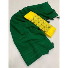 Green colored saree is made from georgette fabric which is highlighted with beautiful zari weaving work as shown. comes along with unstitched embroidered georgette blouse which you can customise as per your design/style. Occasion - You can wear this saree for festive and functions, outing and get-together. Note:- the actual product may differ slightly in color and design from the one illustrated in the images when compared with computer or mobile screen. Measurements: Saree : Georgette : 5.5 Mtr Designer Green Sharara With Embroidered Border, Designer Wear Green Sharara With Embroidered Border, Green Sharara With Embroidered Border For Navratri, Green Sharara With Embroidered Border For Diwali, Green Semi-stitched Sharara With Embroidered Border, Semi-stitched Green Sharara With Embroidered Border, Pista Green Embroidered Dupatta For Navratri, Bollywood Style Green Sharara With Embroidered Border, Pista Green Embroidered Blouse Piece For Festivals