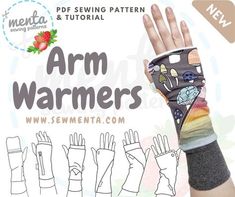 the arm warmers are designed to help keep your hands warm