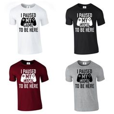 Top Seller for I Paused My Game To Be Here Funny Gaming Gamer Tshirt ( Game , T-shirt ), Mens Shirts Gamer Style Cotton T-shirt With Logo Print, White Gamer T-shirt With Graphic Print, White Gamer Graphic Print T-shirt, Gamer T-shirt With Crew Neck And Pre-shrunk, Gamer T-shirt With Screen Print And Crew Neck, Gamer Style Cotton T-shirt With Screen Print, Gamer Cotton T-shirt Pre-shrunk, Gamer Style Cotton T-shirt With Letter Print, Pre-shrunk Cotton Gamer T-shirt