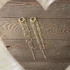 Chainfall Duster Earrings - Fan Fav! LOW STOCK!! – The Songbird Collection Gold Duster, Duster Earrings, Long Chain Earrings, Making Earrings, Fantasy Jewelry, Diy Projects To Try, Long Chain, Chain Earrings, In Design