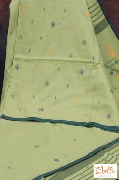 Handloom Cerified Pista Green Cotton Saree With Jamdani Weave No Bp Saree Green Handloom Cotton Silk Saree, Green Cotton Silk Handloom Saree, Festive Green Handloom Saree, Green Cotton Silk Dupatta, Traditional Green Cotton Silk Saree, Green Cotton Silk Saree With Zari Weaving, Green Cotton Silk Traditional Wear With Cutdana, Green Cotton Silk Saree For Festivals, Green Cotton Silk Dupatta With Self Design