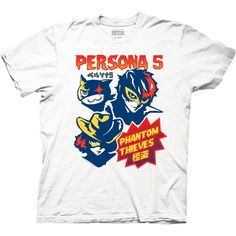 Unleash your rebellious spirit with the "Persona 5 Comic Style With Kanji" t-shirt, a vibrant and dynamic design that captures the essence of the Phantom Thieves' daring adventures, making it the perfect attire for those who are ready to steal hearts and embrace their inner persona, direct from our line of Officially Licensed Persona 5 Merch! Goblin Brain, Phantom Thieves, Gaming Merch, Comic Style, The Phantom, Dynamic Design, Persona 5, Comic Styles, Video Game